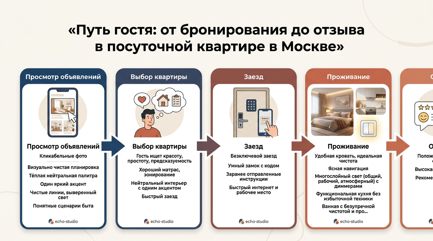Путь гостя: от бронирования до отзыва